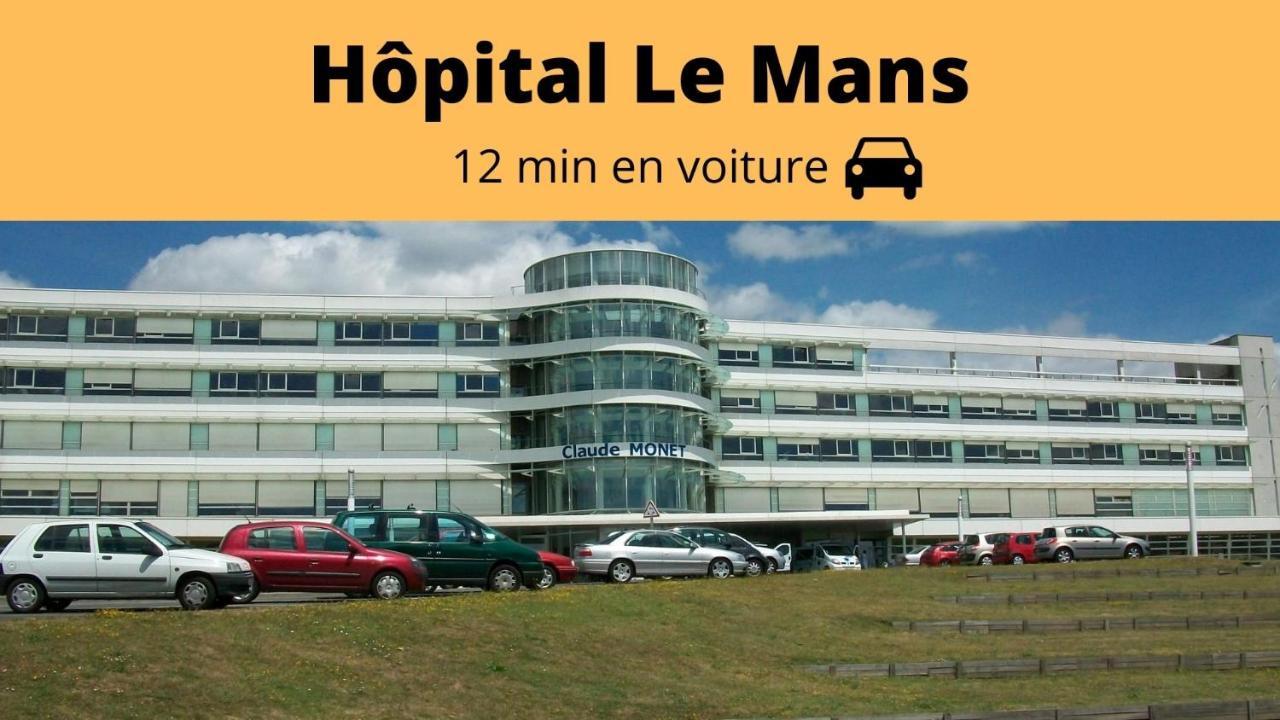 Le Mans - Au Calme - Stationnement Facile - Proche Centre Ville Et Gare エクステリア 写真